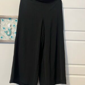 Black Wide-Leg Pants